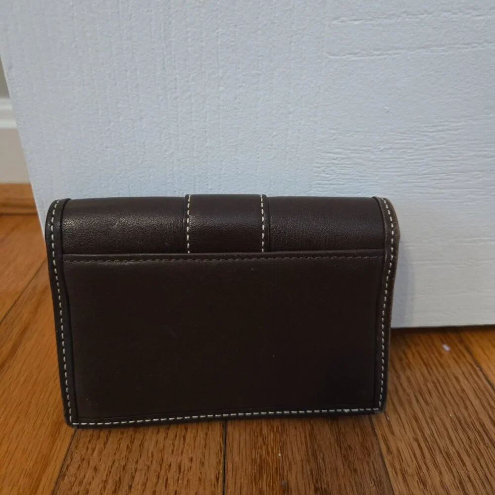 Coach Brown Wallet with keyring